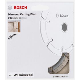 Bosch 125 mm Ekonomik Seri Genel Yapı Malzemeleri İçin Elmas Kesme Diski