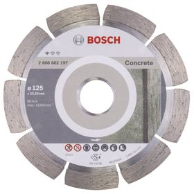 Bosch 125 mm Standard Seri Beton için Elmas Kesme Diski