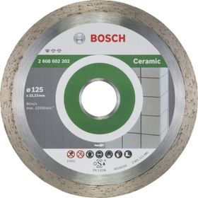 Bosch 125 mm Standard Seri Seramik İçin Elmas Kesme Diski