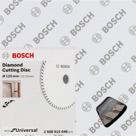 Bosch 125 mm Turbo Ekonomik Seri 9+1 Genel Yapı Malzemeleri İçin Elmas Kesme Diski