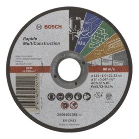 Bosch 125 x 1.0 mm Rapido Multiconstruction