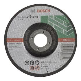 Bosch 125x2.5 mm Standard Seri Bombeli Taş Kesme Diski