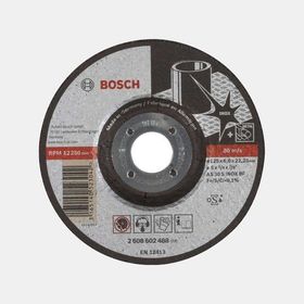Bosch 125x6.0 mm Bombeli Expert Paslanmaz Çelik Taşlama Disk