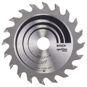 Bosch 130x20-16x2.4 mm 20 Gri 1 Adet Daire Testere Bıçağı