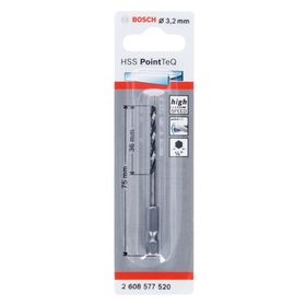 Bosch 1/4 Adap. Metal 3.2 mm Matkap Ucu
