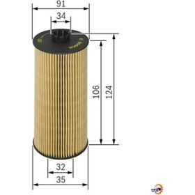 Bosch 1457429302 Vectra C Signum Espace Yağ Filtresi