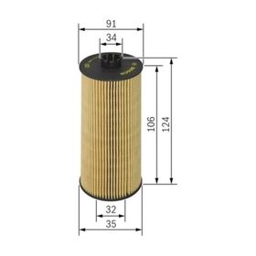 Bosch 1457429302 Vectra C Signum Espace Yağ Filtresi