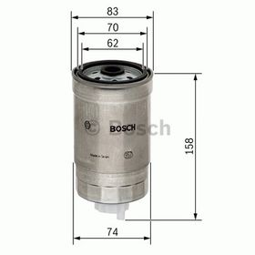 Bosch 1457434329 Passat 1.9TDI A4 1.9TDI A6 1.9TDI Yakıt Filtresi