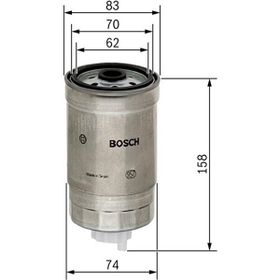 Bosch 1457434329 Passat 1.9TDI A4 1.9TDI A6 1.9TDI Yakıt Filtresi