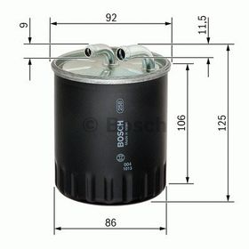 Bosch 1457434437 Mercedes W203 W204 W211 X204 X164 Sprinter Viano Yakıt Filtresi