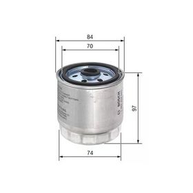 Bosch 1457434443 Accent II Getz Matrix 1.5CRDI Kia Sorento Yakıt Filtresi