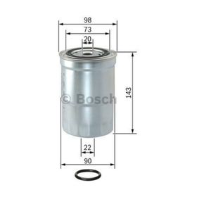 Bosch 1457434459 Mitsubishi Pajero III 2.5TDI Yakıt Filtresi