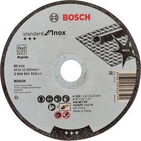 Bosch 150x1.6 mm Standard Seri Düz Inox Kesme Diski