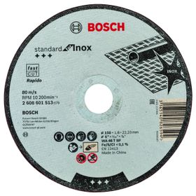 Bosch 150x1.6 mm Standard Seri Düz Inox Kesme Diski