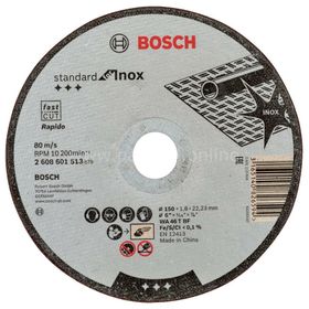 Bosch 150x1.6 mm Standard Seri Düz Inox Kesme Diski