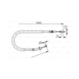 Bosch 1545 mm Fren Teli