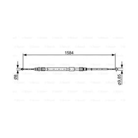 Bosch 1584 mm Fren Teli