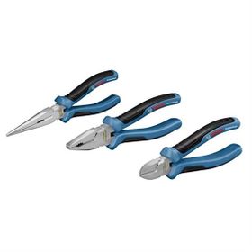 Bosch 1600A016BG 3 Parça Profesyonel Yan Keski + Kargaburun + Pense Seti