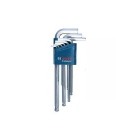 Bosch 1600A01TH5 (1.5-10mm) Professional Allen Hex 9 Parça Anahtar Takımı