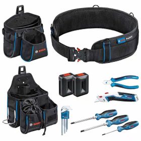 Bosch 1600A02H5C 6 Parça Profesyonel Çanta Kemer ve El Aleti Seti