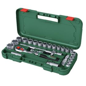 Bosch 1600A02Z9F 1/2 inç Cırcırlı 25 Parça Lokma Takımı