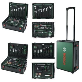 Bosch 1600A02ZB4 119 Parça Tekerlekli Dolu Takım Çantası