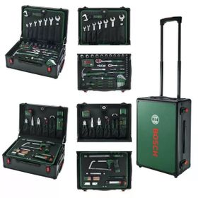 Bosch 1600A02ZB4 119 Parça Tekerlekli Dolu Takım Çantası