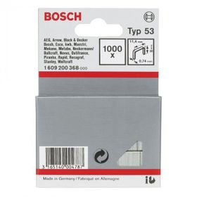 Bosch ‎1609200365 11.4x0.74x8 mm 1000 Adet Gri Zımba Teli