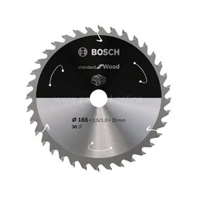 Bosch 165x20 mm 36 Diş Standard For Serisi Ahşap İçin Akülü Daire Testere Bıçağı