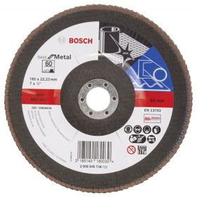 Bosch 180 mm 60 Kum Best Serisi Metal Flap Disk