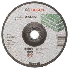 Bosch 180x3.0 mm Standard Seri Bombeli Taş Kesme Diski