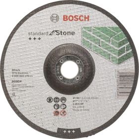 Bosch 180x3.0 mm Standard Seri Bombeli Taş Kesme Diski