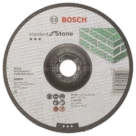 Bosch 180x3.0 mm Standard Seri Bombeli Taş Kesme Diski