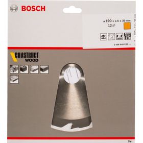 Bosch 190x30 mm 12 Diş Construch Wood Daire Testere Bıçağı