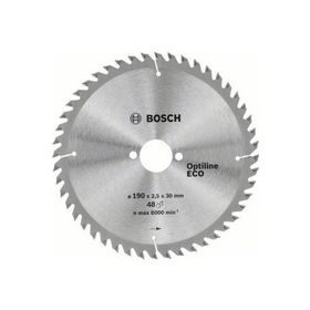 Bosch 190x30 mm 48 Diş Optiline Eco Wood Daire Testere Bıçağı