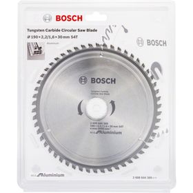 Bosch 190x30 mm 54 Diş Optiline Eco Aluminyum Daire Testere Bıçağı