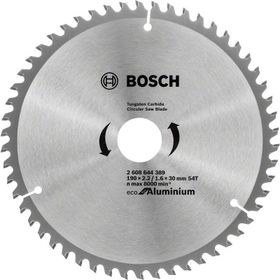 Bosch 190x30 mm 54 Diş Optiline Eco Aluminyum Daire Testere Bıçağı