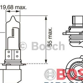 Bosch 1987302153 P22D Osrama 9006 Ampul