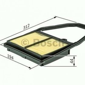 Bosch 1987429176 Civic VII 1.4 1.6 1.7 IE VTEC 2.0 Type R Hava Filtresi