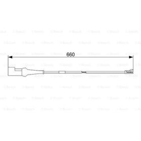 Bosch 1987473575 Ford V362 14-1987473552 1843313 Fren Balatası İçin Arka Fren İkaz Kablosu