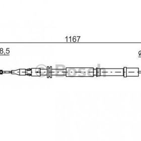 Bosch 1987477199 1167 mm Fren Teli