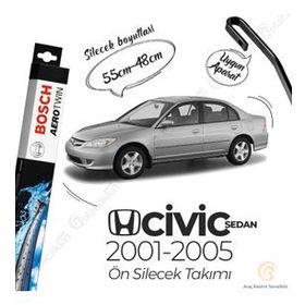 Bosch 2001-2005 Honda Civic Sedan Muz Silecek Takımı