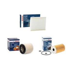 Bosch 2009-2014 Volkswagen Polo 1.6 TDI 3'lü Filtre Seti