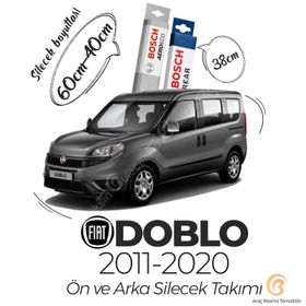 Bosch 2011-2021 Fiat Doblo Ön Arka Silecek Seti