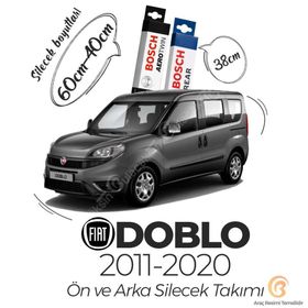 Bosch 2011-2021 Fiat Doblo Ön Arka Silecek Seti