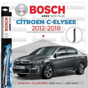 Bosch 2012-2018 Citroen C-elysee Muz Silecek Takımı