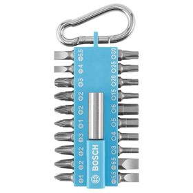 Bosch 21 Parça Yaylı Kancalı Mavi Vidalama Ucu Seti