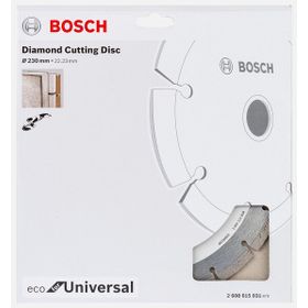 Bosch 230 mm Ekonomik Seri Genel Yapı Malzemeleri İçin Elmas Kesme Diski