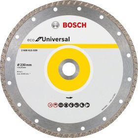 Bosch 230 mm Turbo Ekonomik Seri Genel Yapı Malzemeleri İçin Elmas Kesme Diski
