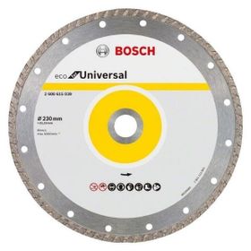 Bosch 230 mm Turbo Ekonomik Seri Genel Yapı Malzemeleri İçin Elmas Kesme Diski